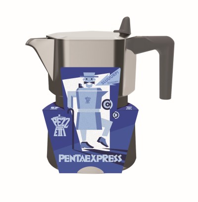 Pezzetti Pentaexpress Aluminium Coffee Maker 6C