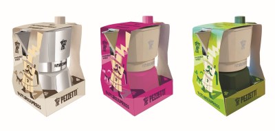 Pezzetti Futurexpress Forest Green Aluminium Coffee Maker 3C
