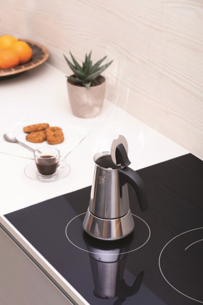 Pezzetti Steelexpress Stainless Steel Coffee Maker 6C