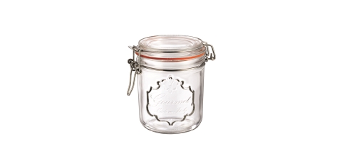 Borgonovo Terrine Gourmet Hermetic Jar 500ml w/Wht Gasket