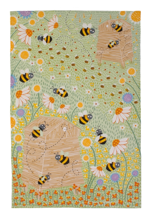 Ulster Weavers Daisy Bees Cotton Tea Towel