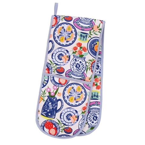 Ulster Weavers Mediterranean Plates Double Oven Glove
