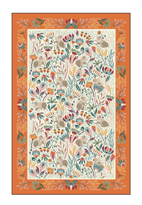 Ulster Weavers Field Mice Cotton Tea Towel