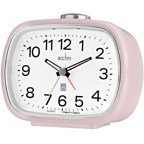 Acctim 'Camille' Alarm clock in English Rose