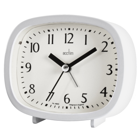 Acctim 'Hilda' Alarm clock in White