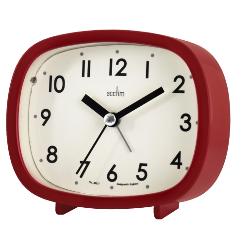Acctim 'Hilda' Alarm clock in Red