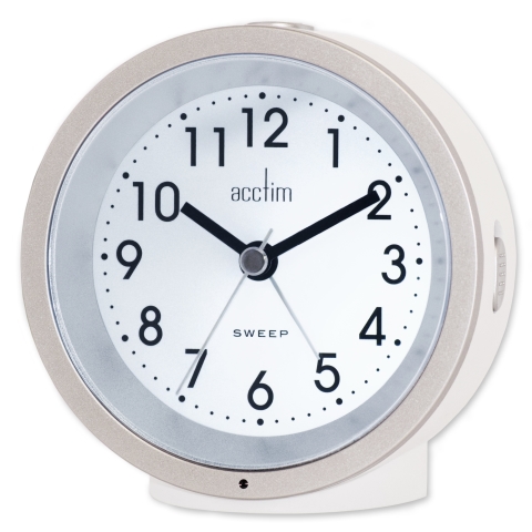 Acctim 'Caleb' Smartlite alarm clock in White