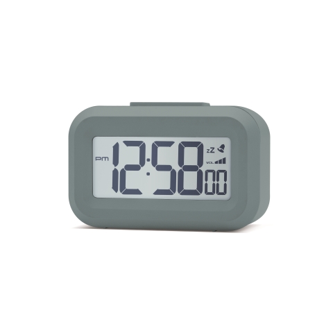 Acctim 'Kitto' LCD Alarm clock in Mineral Blue