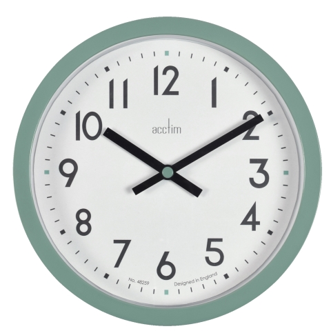 Acctim 'Elstow' 20cm wall clock in Meadow