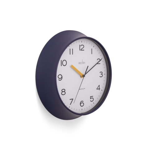 Acctim 'Rhea' 29cm wall clock in Midnight