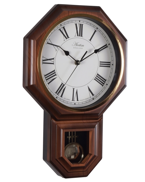 Acctim 'Woodstock' wood effect pendulum clock