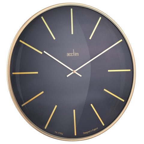 Acctim 'Luxe' 40cm domed wall clock