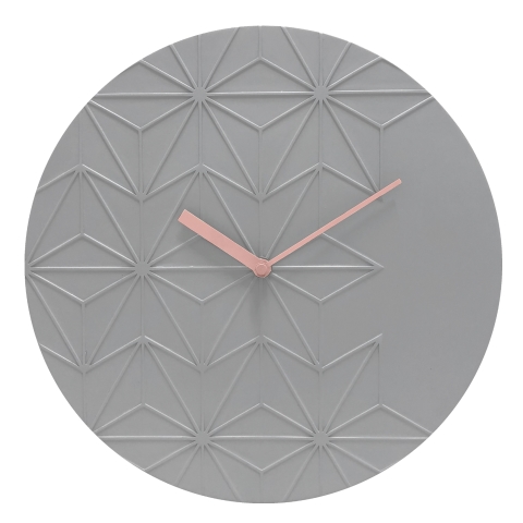 Acctim 'Chloe' 30cm resin wall clock in Grey