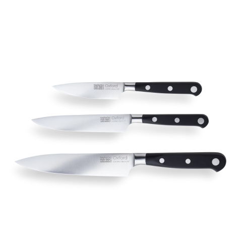 Taylors Oxford Stainless Steel Rivets 3pc Knife Set