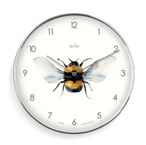 Acctim 'Society' Bee 30cm wall clock