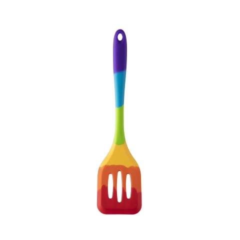 Taylors Rainbow Silicone Slotted Turner