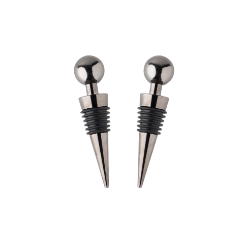 Taylors Ball Bottle Stoppers Metallic Black