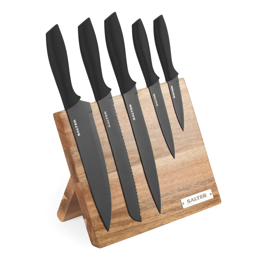Salter Wooden 5 Piece Knife Set Kerr Cowan