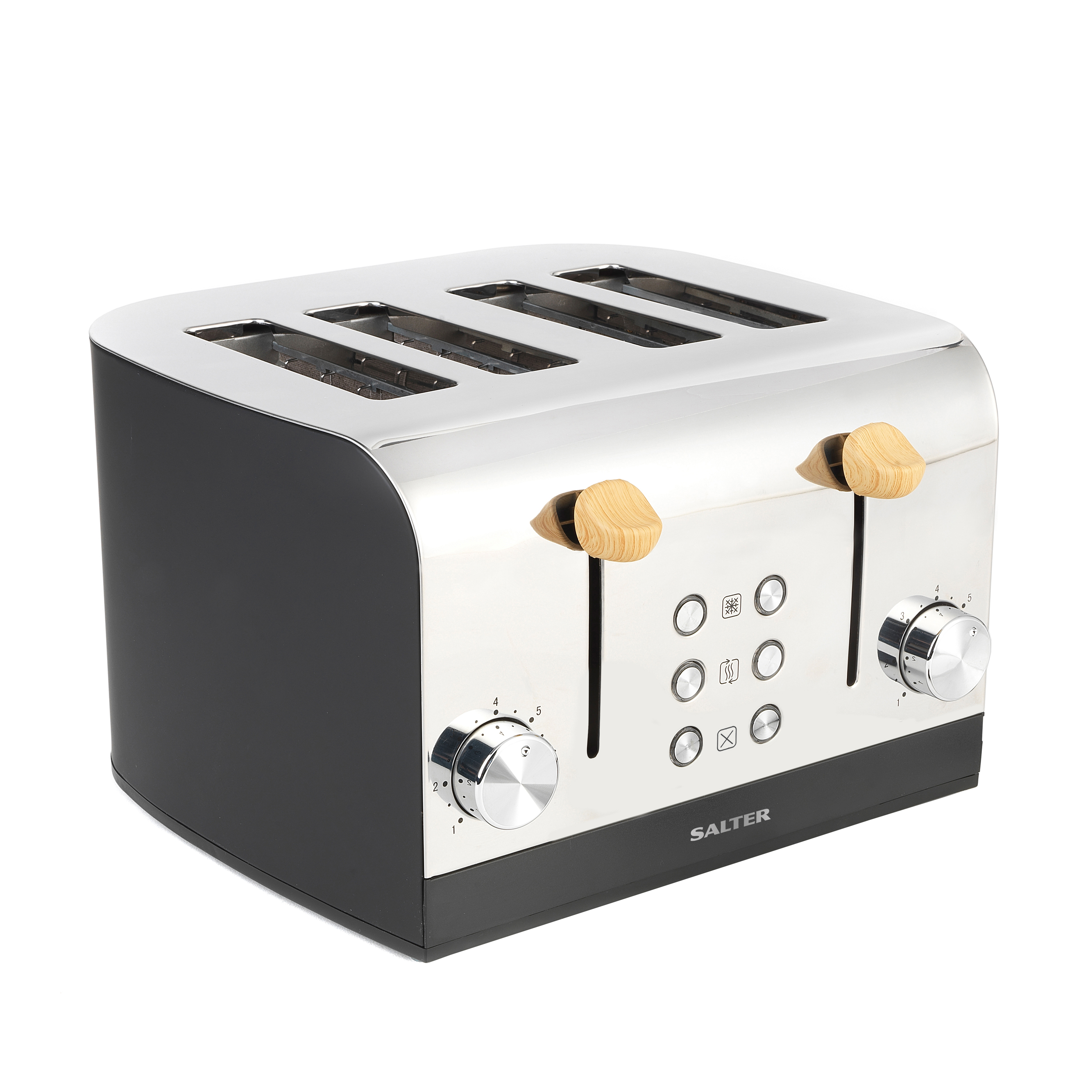 Salter Skandi 4Slice Toaster Black Kerr Cowan