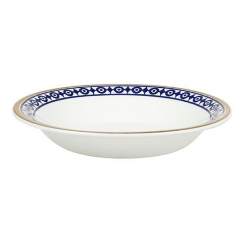 Flux Novella Gold Rim Soup Bowl 22cm