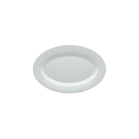 Jab White Oval Rim Platter 24cm