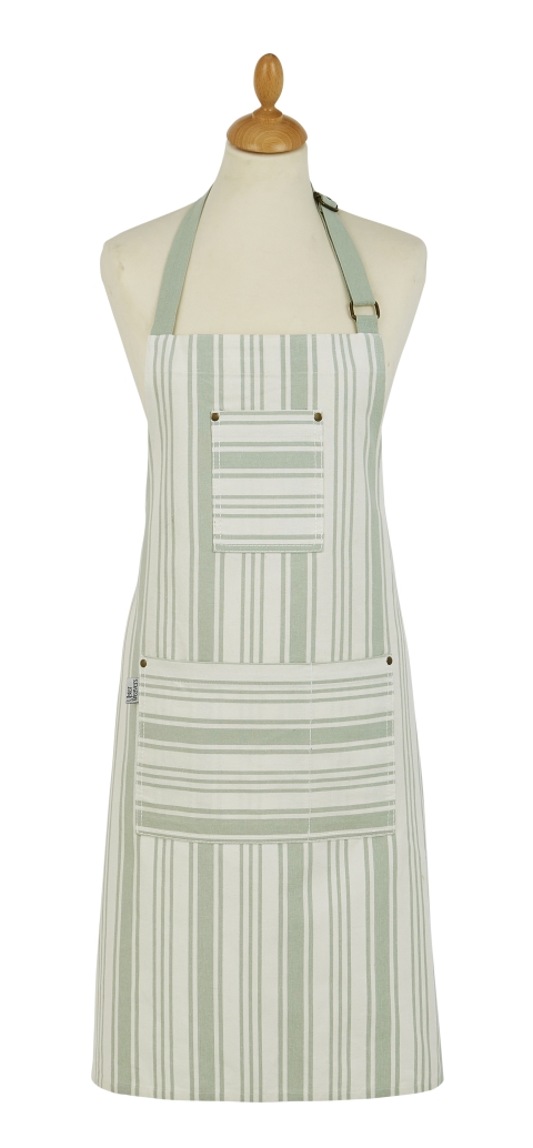 Ulster Weavers Sage Stripe Cotton Apron