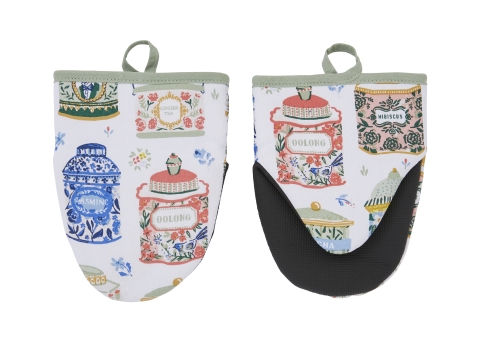 Ulster Weavers Tea Tins Cotton Microwave Mitts