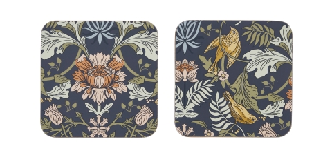 Ulster Weavers Finch & Flower Coaster Pk4