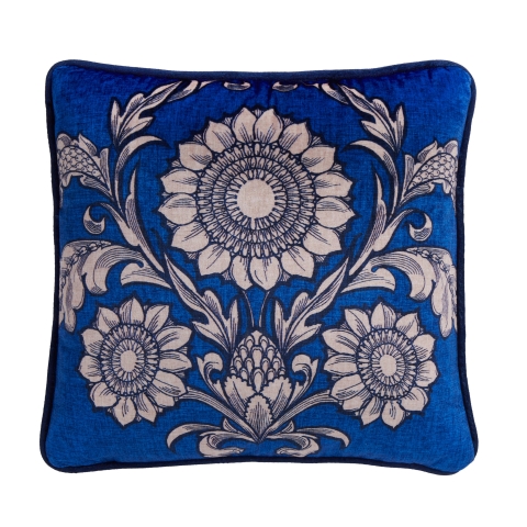LLB Romilly Blue 43x43cm Cushion Cover