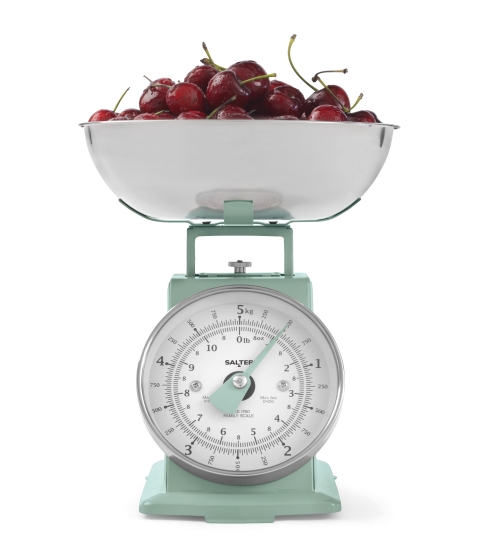 Salter Timeless Mechanical Kitchen Scale Sage SA00562S