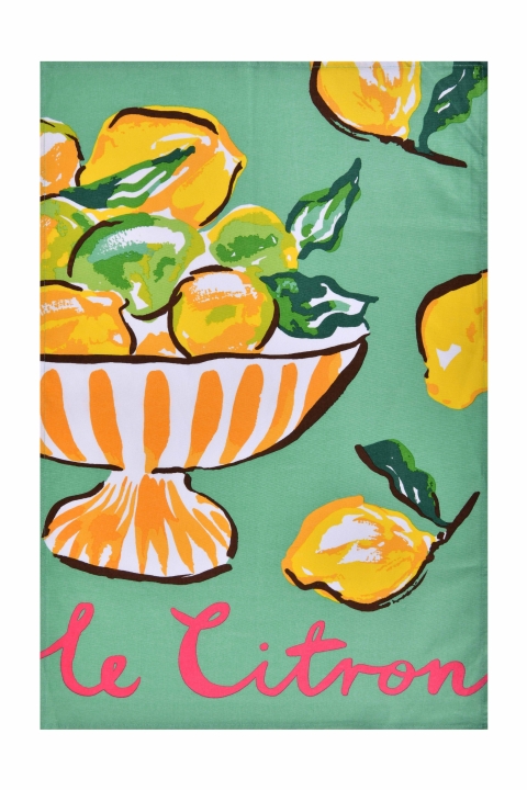 Ulster Weavers Summer Fruits Citron Cotton Tea Towel