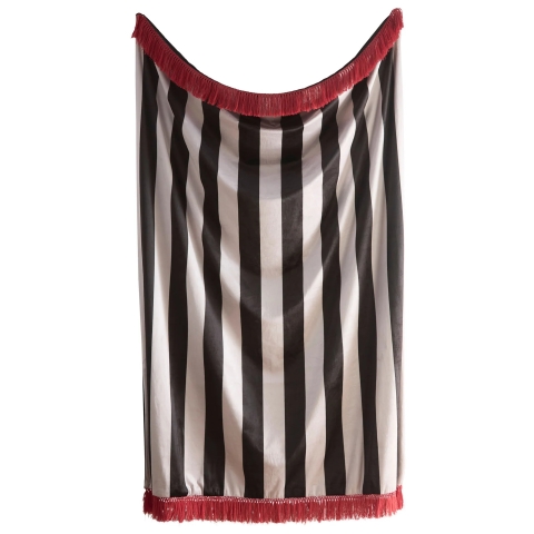 LLB Festivo Stripe Black 130x180cm Throw