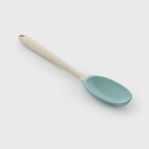 Taylors Silicone Spoon 28cm - Buttermilk/Turquoise