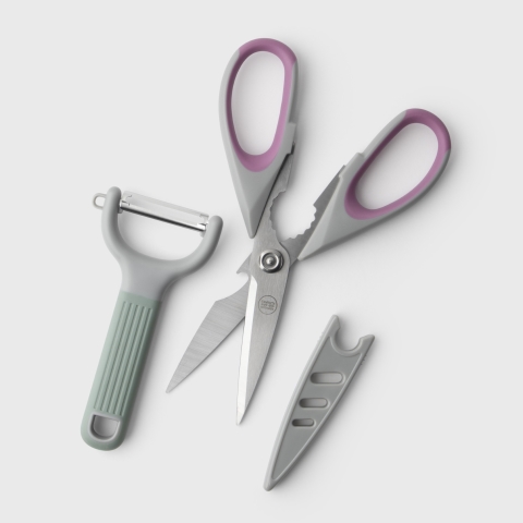 Taylors Soft Grip Kitchen Shear & Peeler Set