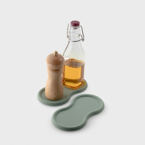 Taylors Silicone Mill, Bottle & Spoon Rest - Sage