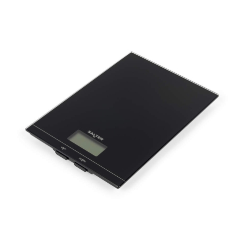 Salter Black Glass Electronic Kitchen Scale SA00450BC