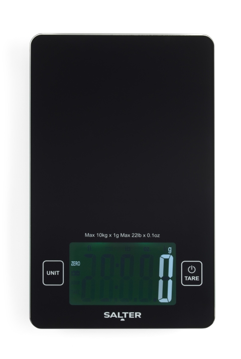 Salter Black High Capacity Electronic Kitchen Scale SA00644