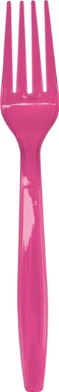 Duni Cutlery Packs - BBQ Hot Pink Line - 20PK