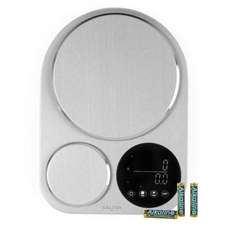 Salter Stainless Steel Dual Platform Electronic Scale