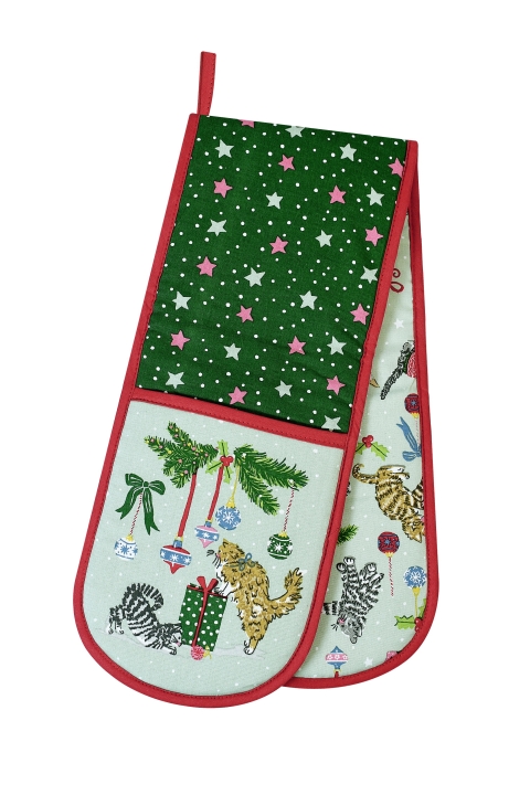 Ulster Weavers Christmas Cats Double Oven Glove