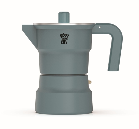 Pezzetti Solidexpress Greenish Vigor Alum. Coffee Maker 6C