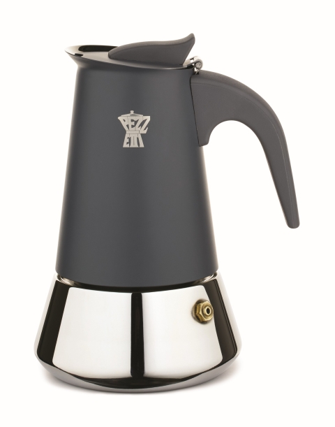 Pezzetti Steelexpress Shooting Ash S/Steel Coffee Maker 6C