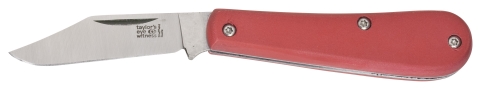 Taylors Endurance Red Clip Blade Knife 10cm - 742R
