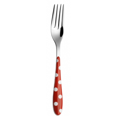 Bugatti Pois Red Spot Table Fork