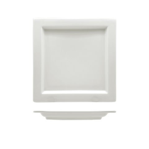Leela Baralee Neo Square Platter With Small Rim 21x21cm