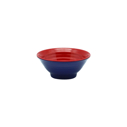 Jab Mini Ripple Dip Dish Red & Navy 9cm