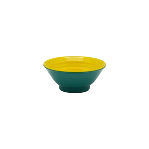 Jab Mini Ripple Dip Dish Yellow & Green 9cm