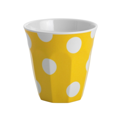 Jab White Dots on Yellow Tumbler 190ml