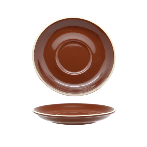 Rockingham Brown Cappuccino Saucer