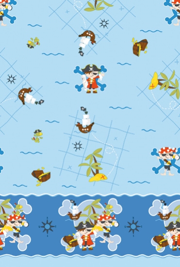 Duni Tablecover Plastic 118 X 180 Captain Jack